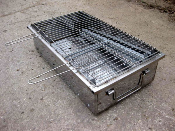 Мангал с ножками (НЕРЖАВЕЙКА)
